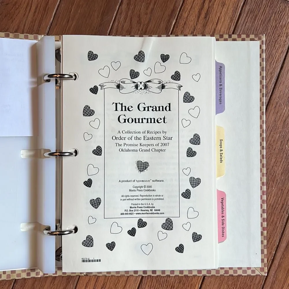 The Grand Gourmet Promise Keepers 2007 Oklahoma O.E.S. Cookbook‎